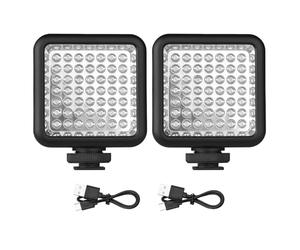 Generic Kit Luce Fotografica a Infrarossi con Potenza di Lunga Durata, Montaggio Universale per Videocamera, Coppia di 2 Pezzi