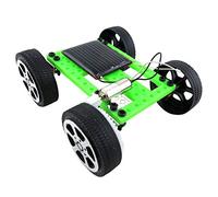 Generic Kit Modello di Auto Solare Fai-da-te Giocattolo Scientifico Educativo per Bambini Assemblaggio Pratico con Energia Solare, Nessuna Batteria Necessaria Progetto di Apprendi