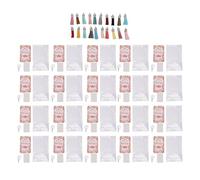 Generic Kit Portachiavi per Sublimazione Crafty - 120 Pezzi Grezzi Rettangolari con Nappe Colorate per Creazione di Portachiavi e Progetti Artistici