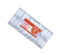 Generic Kit Punte Unghie Indossabili 15 Misure A Forma di Cuore per French Manicure Accurate Ideale per gli Appassionati di Nail Art 150 Pezzi (150PCS)