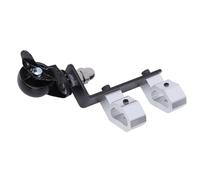 Generic Kit Ruote Anteriori per Cassetta degli Attrezzi Design Ergonomico a Doppia Ruota per un Facile Spostamento con Freno per L'imballaggio Cassetta degli Attrezzi Rotazione a 360° Capacità di