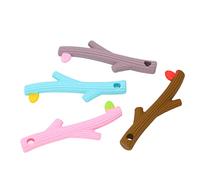 Generic Kit Set Massaggiagengive per Neonati da 4 Pezzi, Giocattolo da Masticare in Silicone per Uso Alimentare Migliore Dentizione, per Lenire il Dolore Gengivale