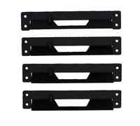 Generic Kit Staffe di Montaggio per Cassetta degli Attrezzi in Metallo di Supporto Durevole per Portautensili Stacktech Nero 4 Pz (taglia piccola)