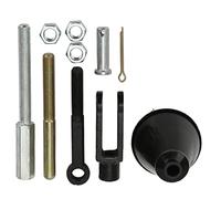 Generic Kit Stelo Cilindro Principale Regolabile, Ricambio per Modelli 1950-1970, Compatibile con Applicazioni con e Senza Motore, Accessori Completi con Occhiello e Set di Forcelle,