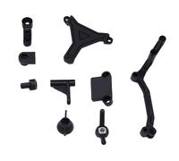 Generic Kit Sterzo per Auto RC, Piastra del Piantone dello Sterzo, Piastra Superiore del Servo con Controllo di Precisione Migliorato, Ideale per HBX 3101A 1:16