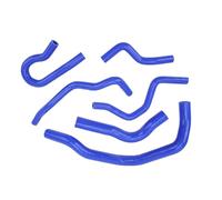 Generic Kit Tubo Flessibile Liquido Radiatore per Type R EK EG B16A B18C B20B, Set in Silicone Resistente per un Trasferimento Efficiente del Liquido di Raffreddamento, 6 Pezzi (BLUE)