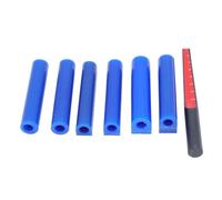 Generic Kit Tubo per Anello in Cera da Intaglio Materiale di Fusione Duro Durevole con Taglierina per la Creazione di gioielli; Materiale Flessibile e Sicuro per Anelli Fatti a Mano, 6 Pezzi