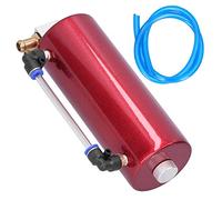 Generic Kit universale per serbatoio dell'olio, serbatoio in lega di alluminio, con accessori per applicazioni da corsa, sistema di ventilazione del basamento per motore (rosso)