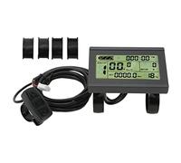 Generic KT LCD3 Display 72V Strumento per Bicicletta Elettrica Ad Alte Prestazioni per Guida Notturna, Materiale ABS, Funzione di Alimentazione Intelligente, 1 unità