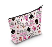 Generic L-Blonde Broadway - Astuccio con cerniera per il trucco, ispirato al teatro musicale, regalo per attore e attrice, Borsa Omg