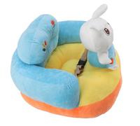 Generic La Sedia da Seduta Regolabile per L'apprendimento per Bambini Previene le Cadute Seggiolino Portatile in Peluche per Bambini Seduti Sul Pavimento Morbido (Modello di coniglio)