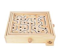 Generic Labirinto Educativo in Legno Giocattolo Durevole Gioco di Allenamento del Cervello per Bambini e Adulti Materiale Ecologico 1 Labirinto 2 Palline
