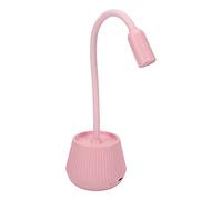 Generic Lampada Regolabile a Collo di Cigno con Luce UV per Unghie, Ad Asciugatura Rapida, per Parrucchiere e Bellezza, Materiale ABS 6 W (PINK)