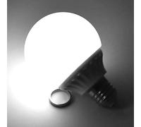 Generic Lampadina magica con controllo magnetico (bianco, con un anello magnetico), accessorio magico per mago, palcoscenico, illusione, scenografia, mentalismo, adolescenti, adulti