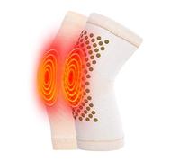 Generic Le Ginocchiere Autoriscaldanti Wormwood Migliorano la Circolazione Sanguigna, Alleviano L'affaticamento, Taglia Unica, Assistenza Sanitaria per il Disagio Articolare, Ginocchiere (beige)