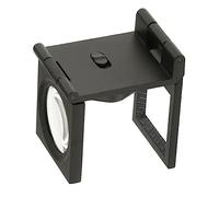 Generic Lente D'ingrandimento 10X Lente D'ingrandimento Pieghevole Ad Alta Resistenza con Illuminazione per il Controllo di qualità Nella Stampa e Nei Tessuti Metallo Vetro 1 unità