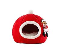Generic Letto per Gatto di Natale per Interno e Zucca Grotta Pieghevole Pet House, Simpatico Letto a Peper (1)