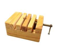 Generic Letto per Incisione Sigilli Morsetto Facile da Controllare in Legno e Metallo per Fissare Sigilli, per Laboratori di Intaglio e Uso Artigianale