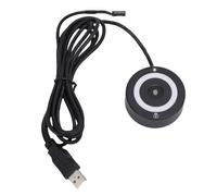 Generic Lettore di Impronte Digitali USB Portatile con Riconoscimento Rapido a 360° per Scanner Biometrico 10 11 con Luce RGB per Uso Domestico