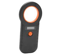 Generic Lettore di Microchip per Animali Domestici Lettore Wireless Compatto Ad Alta luminosità per il Monitoraggio 'identità degli Animali Domestici. Piccoli Utilizzano Materiale ABS (BLACK)
