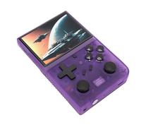 Generic Lettore di Videogiochi Portatile con Pulsanti in Cristallo Ed Emulatori Multipli per Divertirti Sempre e Ovunque (PURPLE)