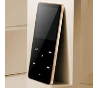 Generic Lettore MP3 con Suono Nitido Schermo Portatile a Colori da 1,8" Lettore Digitale Altoparlante Incorporato per gli Amanti della Musica/Bianco/Rosa/Blu/Oro (#6)