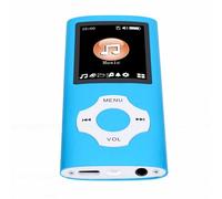 Generic Lettore MP3 Multifunzionale con Bluetooth 5.3 e Lettore di Libri Elettronici per Tutte le età Design Leggero da 1,8 Pollici (BLUE)