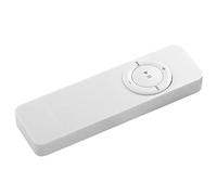 Generic Lettore MP3 USB Lettore Musicale Portatile Ricaricabile per Viaggi a Casa Design Moderno e Leggero 120 MAh Bianco
