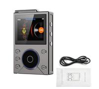 Generic Lettore Musicale HIFI Portatile con qualità del Suono Senza Pari e Lunga Durata della Batteria, Ideale per gli Appassionati di Musica e i Viaggiatori, Materiale in Lega di Zinco (grigio