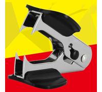 Generic Levapunti Stile Pinza a Mascella Estrattore in Materiale Plastico Durevole Rimozione Rapida Ed Efficiente per Uso Domestico in Ufficio Scolastico (BLACK)