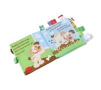 Generic Libro di Stoffa per Bambini, Morbido Giocattolo Educativo con Sonaglio, Simpatici Motivi di Animali per l'apprendimento Precoce, Coordinazione Occhio-mano e Sviluppo Sensoriale, e Tessuto