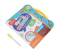 Generic Libro Elettronico Sonoro per Bambini Giocattolo Educativo Spagnolo Inglese con Suoni e Immagini Giocattolo Educativo Interattivo per Bambini Dai 3 Anni in su Sviluppo Cognitivo e (YELLOW)
