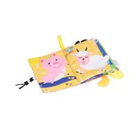 Generic Libro Sensoriale Morbido per Neonati, Libro in Stoffa per Massaggiagengive con Immagini di Animali Carini, Materiale in Poliestere Non Tossico, per Neonati e Bambini Piccoli (SOZZY in