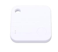 Generic Localizzatore Bluetooth Localizzatore di Chiavi Impermeabile con Crittografia Dati e Altoparlante Integrato per Bagagli e Oggetti di Uso Quotidiano ABS 1,46 Pollici (WHITE)
