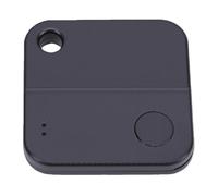 Generic Localizzatore Bluetooth Localizzatore di Chiavi Impermeabile con Crittografia Dati e Altoparlante Integrato per Bagagli e Oggetti di Uso Quotidiano ABS 1,46 Pollici (BLACK)