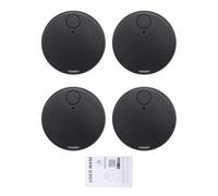 Generic Localizzatore BT Tascabile per Chiavi di Borse del Telefono, Ricerca Bidirezionale Semplice, Dispositivo Anti-smarrimento per Utenti di Box/Cover Intelligenti, 4 Pacchi (BLACK)