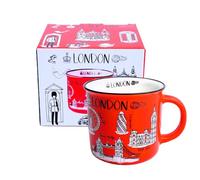 Generic London Elegance - Tazza da caffè/tè, souvenir iconico del paesaggio urbano, per casa, cucina, ufficio, confezione regalo decorativa, souvenir di Londra, NWHR0092