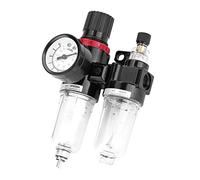 Generic Lubrificatore Pneumatico con Trappola per umidità e Regolatore di Pressione Dell'aria per Alimentazione D'aria Stabile G1/4 per la Manutenzione degli Utensili Pneumatici