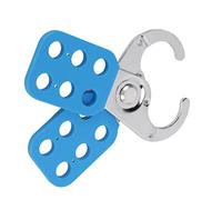 Generic Lucchetto a Cerniera in Acciaio Resistente per Etichettatura di Sicurezza Design a Sei Fori Antiruggine Ad Alta Resistenza 1 unità