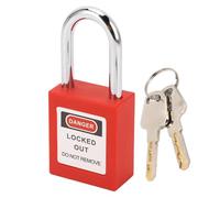 Generic Lucchetto di Sicurezza da 38 Mm Corpo Solido Blocco Tagout in Acciaio Inossidabile per Magazzini Industriali, Caratteristiche, Design Durevole, Facile da Trasportare, Confezione da 1