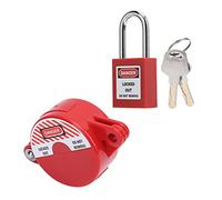 Generic Lucchetto di Sicurezza per Blocco Valvola, Raggio di Bloccaggio Durevole per Protezione della Valvola di Riscaldamento del Contatore Dell'acqua del Gas Liquefatto Domestico, per Valvole del