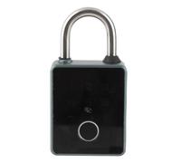 Generic Lucchetto Intelligente con Impronta Digitale e Password per Giardino Ed Uso Esterno 1 unità Robusto Design in Alluminio (BLOCCO)