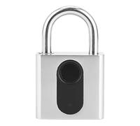 Generic Lucchetto per Impronte Digitali Bluetooth APP Lucchetto Antifurto Intelligente per Armadietti e Magazzini Fitness, Materiale Resistente in Lega di Zinco