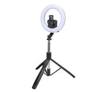 Generic Luce Ad Anello Portatile da 8 Pollici con Treppiede e Telecomando Ideale per Selfie e vlogging. Supporto per Cellulare Incluso