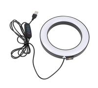 Generic Luce LED Dimmerabile da 6'' con Testa a Sfera, 3 Temperature di Colore per, Streaming Live, Fotografia, Luce di Riempimento da Studio, Design Portatile e Robusto