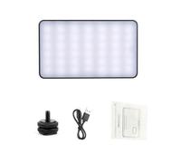 Generic Luce Video LED Portatile 140 Perline LED CRI 95+ 1000lux Illuminazione Fotografica per Trasmissioni Video Dal Vivo, Luce Fotocamera Ricaricabile 3000mAh per DSLR, Smartphone, Servizi