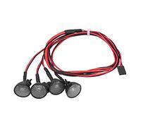 Generic Luci a LED RC, Barra della Luce delle Auto RC Luci per Auto Set Light Set LED LIME LUMI LIMA LIMA LAMPA (4led2 Red2 White)