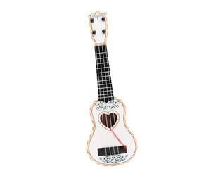 Generic L'ukulele è Strumento Musicale di 43 Cm, Adatto a Bambini Dai 3 Anni in Su, Ideale per Imparare a Suonarlo Piccoli E Come Regalino per, bianco