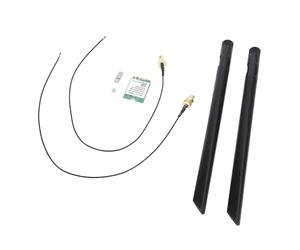 Generic M.2 WiFi 6 1800 Mbps 5.2 Scheda di Rete Wireless Connessione Ad Alta velocità Stabile, per Adatto per il Trasferimento di Dati e lo Streaming dei Big Data (Antenne esterne)