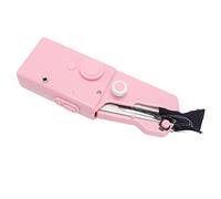 Generic Macchina da Cucire Elettrica Portatile per Cucire e Rammendare Abiti Portatili a Casa o in Viaggio, Design Compatto in ABS con 23 Accessori (PINK)